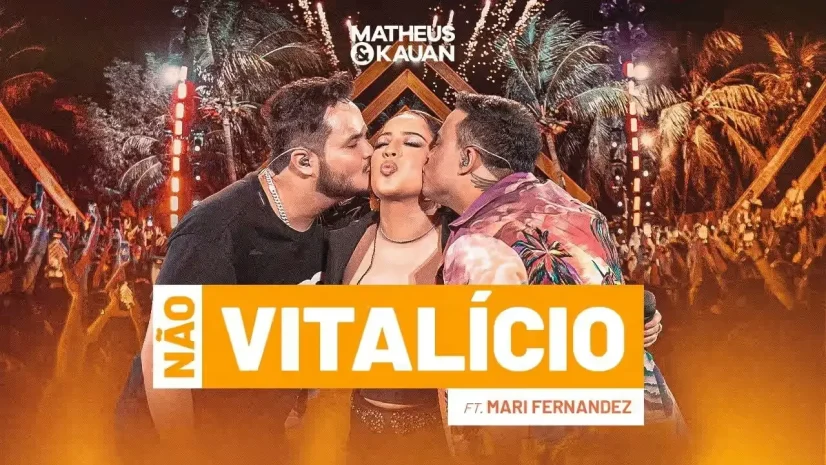 Matheus e Kauan com Mari Fernandez - Não Vitalício