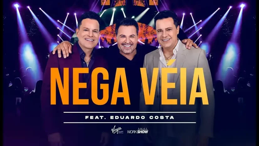 João Neto e Frederico com Eduardo Costa - Nega Véia