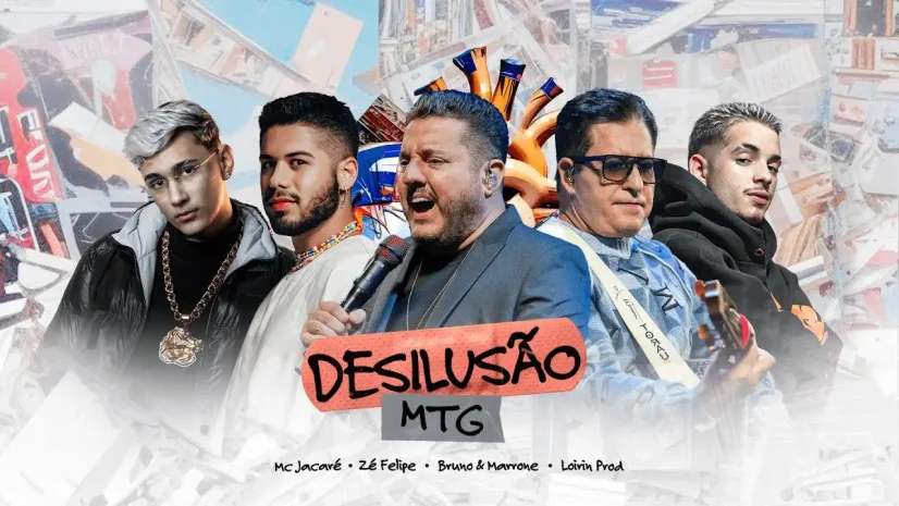 MC Jacaré, Zé Felipe, Bruno e Marrone - Desilusão (MTG)