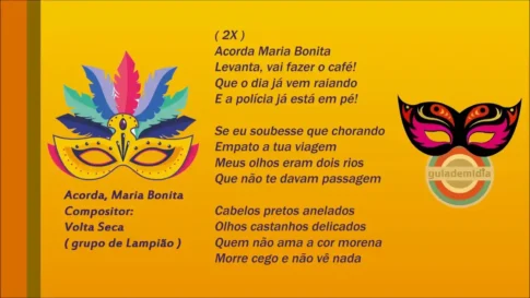 Marchinhas de Carnaval - Acorda, Maria Bonita