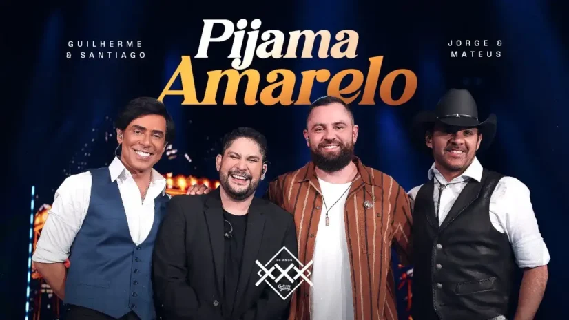 Guilherme e Santiago, Jorge e Mateus - Pijama Amarelo