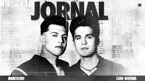 Matheus Marcolino e Luan Santana - Jornal