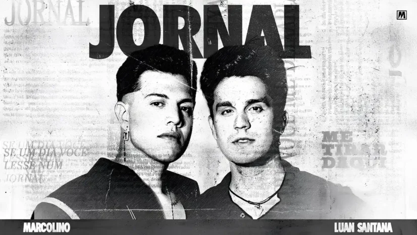 Matheus Marcolino e Luan Santana - Jornal